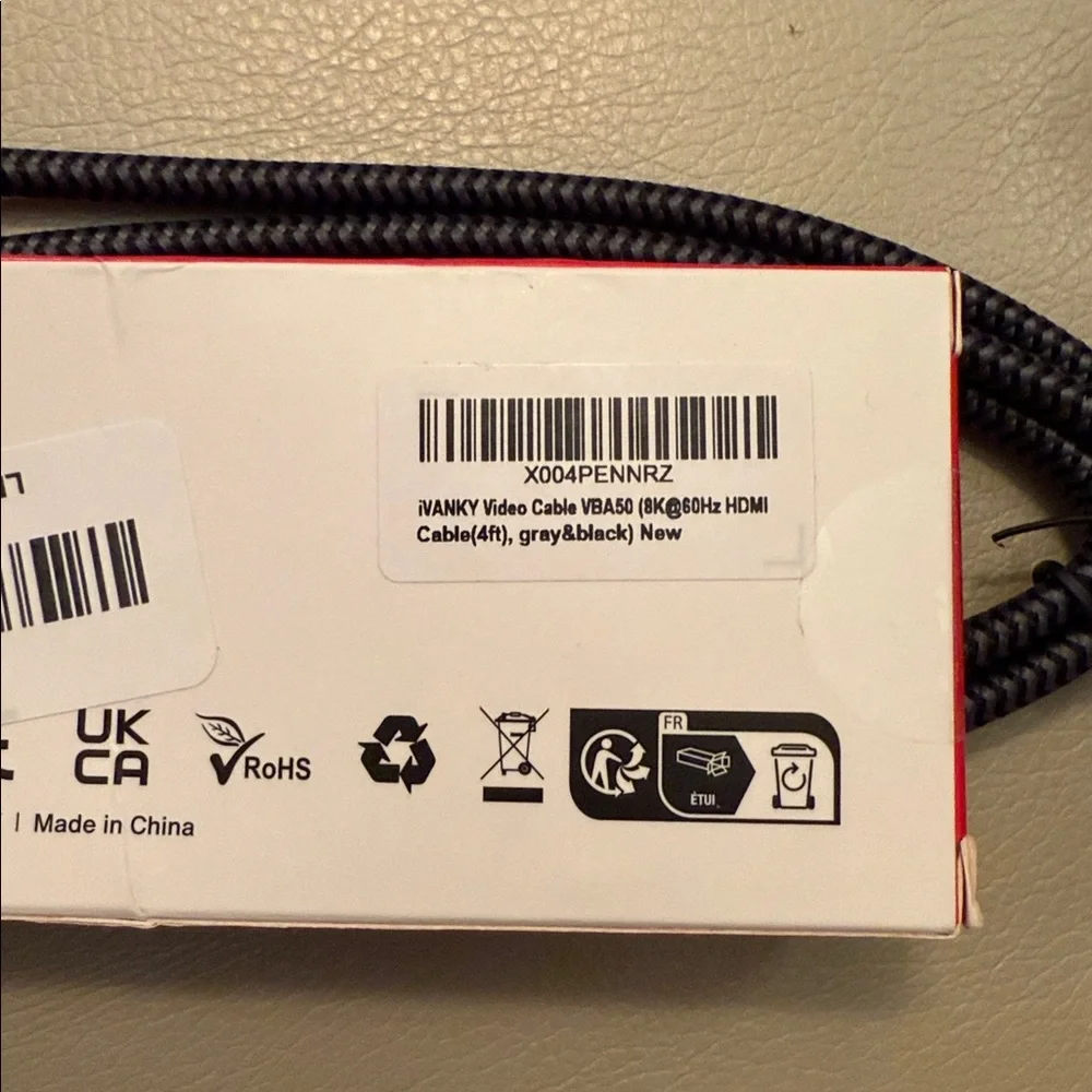 Ivanky 8k @ 60hz HDMI Video Cable NIB